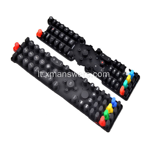 Pagal užsakymą pagaminta foninio apšvietimo silikoninės gumos klaviatūra